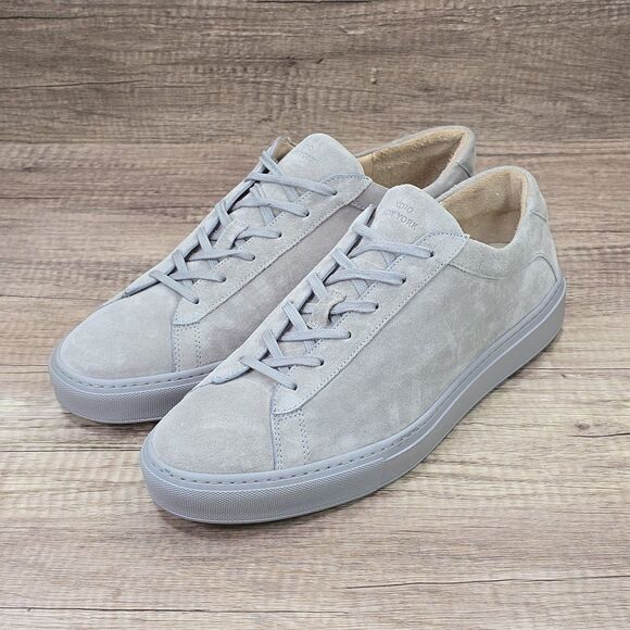 Koio Capri Low Men's Size 13 Light Gray Suede Sneakers NEW - Picture 9 of 9